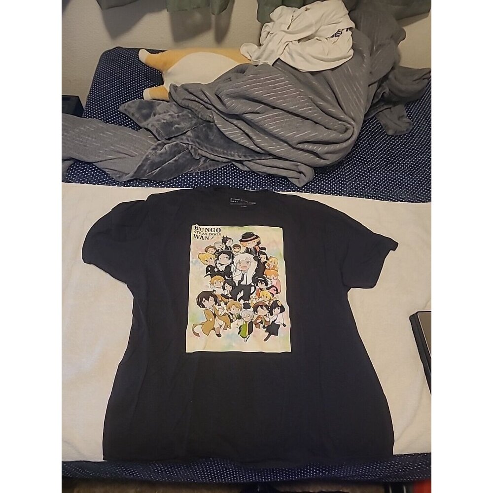 Bungo Stray Dogs Wan Mens 2XL T Shirt Anime Manga Kadokawa Licensed Block